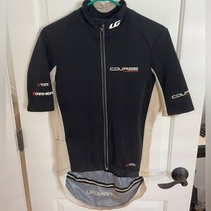 LG Black and Red Cycling Jersey